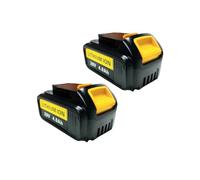 DCB200 Lithium Battery Compatible with Dewalt 20V Rechargeable Batteries Power Tools DCB204 DCB206 Replacement Li-Ion Battery 4Ah/5.5Ah/9Ah(4.0AH 2pcs)