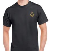 DCBhrfr43 Freemason Square Compass Freemasonry Emblem T-Shirt