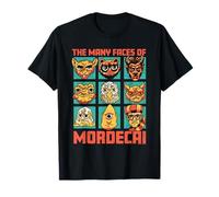 DCC Many Faces of Mordecai Grid Funny Gamer Series Book Camiseta
