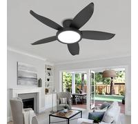 Dceinz Ventilador Silencioso Con Luz 6 Velocidades RotacióN Hacia Adelante Y Hacia AtráS Con Control Remoto Y Temporizador Ventilador De Techo Con Luz AtenuacióN Continua,Negro-42