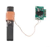 DCF 77.5KHz Módulo receptor, para sincronización de reloj de radio, tiempos electrónicos, receptor de señal, con antena de onda larga, receptor de reloj para Europa, real (DCF-3850M-800)