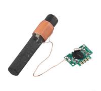 DCF77 - Módulo receptor de 77,5 kHz, componente de señal de reloj de radio con bobina de alta Q para proyectos electrónicos Arduino, calibración de tiempo (DCF-1060N-800)