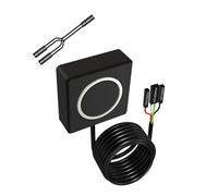 Dcfbkl 1. Cable de alimentación externo de PC ABS y aleación de aluminio, diseño Plug & Play para control de escritorio sin esfuerzo, botón de arranque de escritorio