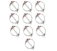 Dcfbkl 10 aparejos de línea de pesca de mar para agua dulce, agua salada, líder en la parte inferior, mejoradores de eficiencia