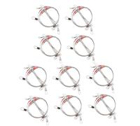 Dcfbkl 10 aparejos de línea de pesca de mar para agua dulce, agua salada, líder en la parte inferior, mejoradores de eficiencia