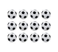 Dcfbkl 12 pelotas oficiales de juego de mesa de 28 mm, repuesto para futbolines de futbolín pequeños, accesorios de futbolín