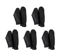 Dcfbkl 5 juegos/10 juegos de dedal para pulgar y dedal, protector de cuero para coser y acolchar, para hombre