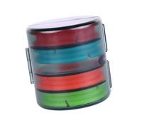 Dcfbkl Accesorios de aparejos de pesca, bobinas organizadoras de almacenamiento de 4 a 16 bobinas de husillo