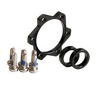 Dcfbkl Adaptador de conversión de cubo de bicicleta, adaptador delantero y trasero, conversión de bicicleta con arandelas y tornillos para bicicletas, construcción de aleación de aluminio