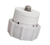 Dcfbkl Adaptador universal de rosca de tornillo de 1/4 pulgadas a soportes de cabeza de bola de 17 mm para trípode, monitor, tableta, teléfono