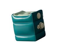 Dcfbkl Almohada de viaje compacta y flexible que se ajusta a múltiples crestas para turistas y mochileros, almohada de viaje modificable y transportable para