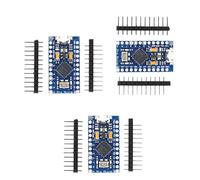 Dcfbkl ATmega32U4 Microed - Juego de 3 placas de desarrollo microed USB de 5 V 16 MHz para robótica y aplicaciones de programación USB