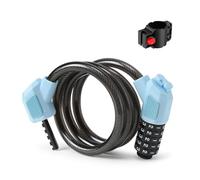 Dcfbkl Bike Code - Cable de seguridad pequeño para bicicletas de montaña, 5 dígitos, combinación reajustable, código de bicicletas