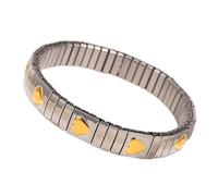 Dcfbkl Brillante pareja de acero elástico Nless con adornos para fiestas o diamantes de imitación de aspecto casual, talla única, como se describe