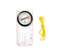 Dcfbkl Brújulas para mochileros, camping, navegación, placa base, mapa con regla de escala, orientación precisa, placa base para senderismo, navegación