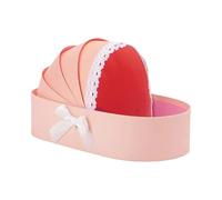 Dcfbkl Cesta vacía de cartón vacía para baby showers, caja de regalo, ramos de flores para bodas, baby showers, día de San Valentín, elegante embalaje de regalo