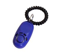 Dcfbkl Clickers compactos para mascotas, muñequera elástica auxiliar para perros, entrenadores de gatos, llaveros de sonido, herramienta de entrenamiento, clickers de dedo
