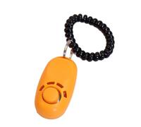 Dcfbkl Clickers compactos para mascotas, muñequera elástica auxiliar para perros, entrenadores de gatos, llaveros de sonido, herramienta de entrenamiento, clickers de dedo