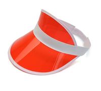 Dcfbkl Cómodo sombrero de sol, ligero, protector solar, minimalistas, para uso al aire libre, playa, vacaciones, rosso, Talla única