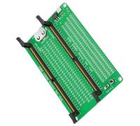 Dcfbkl Comprobador de memoria DDR5 RDIMM/UDIMM con pestillos largos, indicadores LED para computadora de escritorio, tarjeta de servidores de memoria DDR5, placa de conector de computadora