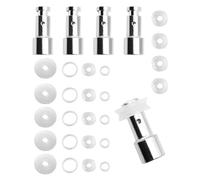 Dcfbkl Essential - Juego de juntas de silicona transparente para flotador y juntas, accesorios esenciales, juego de juntas de cocina perfecto para ollas a presión, juntas de acero inoxidable