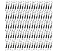 Dcfbkl Fishing Quick Changes - Juego de 100 conectores de línea giratorios para accesorios de pesca, cambios rápidos