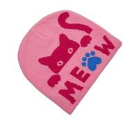 Dcfbkl Gorro unisex de calavera para actividades al aire libre con suéter de gatito unisex Meow Skull Caps 2000s sombreros de punto para mujer, a, Talla única