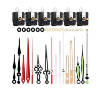 Dcfbkl Mecanismo de movimiento de reloj de péndulo negro y dorado para relojes, equipo de reparación manual, mecanismo de movimiento de reloj