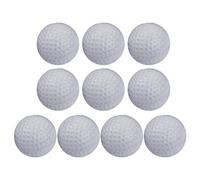 Dcfbkl Paquete de 10 pelotas de práctica de golf, espumas elásticas, suaves, ejercicio de entrenamiento de golf para swing dentro y al aire libre