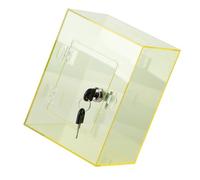 Dcfbkl Práctico tarro de acrílico que se puede abrir, elegante caja de monedas con tapa extraíble, caja de ahorro de dinero visible con acceso