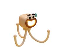 Dcfbkl Pulpos Lindos Dormitorio BedHead Atmósfera Luz nocturna brillante Lámpara de cabecera de cama con magia subacuática