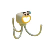 Dcfbkl Pulpos Lindos Dormitorio BedHead Atmósfera Luz nocturna brillante Lámpara de cabecera de cama con magia subacuática