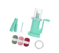 Dcfbkl Pulseras de punto de cuerda de manivela a mano, herramienta de tejer operada con máquina de tejer, pulseras manuales, herramienta de tejer trenzadora con manivela