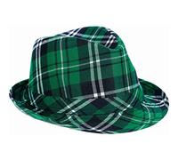Dcfbkl Sombrero de pescador estilo fedora verde informal plegable para el día de Patricio, desfiles de fiesta, cubeta de invierno, verde, Talla única
