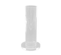 Dcfbkl Soporte de exhibición vertical de acrílico para joyas, con barra en T, organizador de armario, soporte de torre grande, B 19cm, como se describe