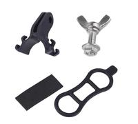 Dcfbkl Soporte de linterna para bicicleta, soporte estable para manillar de bicicleta, soporte para linterna, soporte de montaje de antorcha, abrazadera de clip para luz