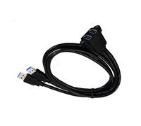 Dcfbkl Speed - Cable de extensión USB 3.0 USB 3.0 de doble puerto para una conectividad eficiente del dispositivo, transmisión rápida de datos, panel USB