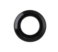 Dcfbkl Tapa para auriculares de bicicleta, espaciador plano de aleación de aluminio, 28,6 mm, cubierta de piezas de bicicleta, tono fuerte, bocina de montaña, accesorio de ciclismo, base de bicicleta