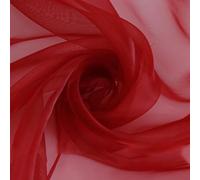 Dcfbkl Tela de organza suave de 1.09 x 1.09 yardas para confección de vestidos de boda, proyectos de costura, manualidades, 35 g, tela transparente de organza para envolver vestidos de novia