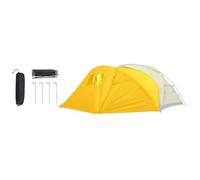 Dcfbkl Tienda de campaña de senderismo para pícnics en el patio trasero, resistente al sol, a prueba de lluvia, camping al aire libre, red transpirable, refugio extendido para acampar al aire libre