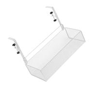 Dcfbkl Versátil mesa debajo del estante colgante, oficina, escuela, escritorio, debajo de la cesta colgante, ahorro de espacio, organizador de acero al carbono, soporte de papelería