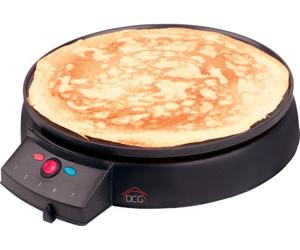 DCG CM5760 - Creperie con placa antiadherente de 30cm. Potencia 900W y termostato regulable