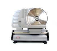 DCG Eltronic DCG AS2465 Eléctrico Plata rebanadora-Cortafiambres (Acero Inoxidable, 300 x 400 x 300 mm), 150 W