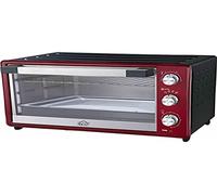 DCG Eltronic MB9850N - Horno (Horno eléctrico, 50 L, 2000 W, Negro, Blanco, Giratorio, Arriba a la derecha).