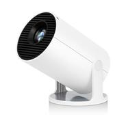 DCHAV Mini proyector inalámbrico portátil con soporte ajustable de 180°, proyector HY300 Pro, decodificación de vídeo 4K, sistema Android, auto-Keystone, proyector de vídeo portátil para videos