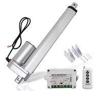 DCHOUSE - Actuador lineal Heavy Duty Hub de 12 V y 200 mm, motor de elevación máxima de 150 kg, kit de control remoto inalámbrico con soportes de montaje (1500 N de 8 pulgadas)
