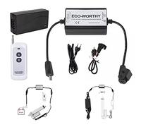 DCHOUSE Controlador de actuador lineal CC 8 - 30 V, inalámbrico, kit de conmutación remota, 5 A, con adaptador de 12 V CA/CC, fuente de alimentación para actuadores lineales