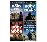 DCI Craig Gillard Crime Thrillers 4 Books Set by Nick Louth (The Body on the Moor, The Bodies at Westgrave Hall, The Body on the Island, The Body in the Stairwell)