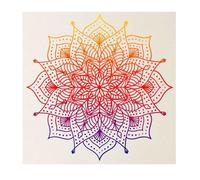 DCIDBEI Cuadro de Mandala con Diamantes de Imitación 40x40cm Pintura con Diamantes Adultos Mandalas Decoracion Pared Mandala Ventana Despertar Trascendental Cambio Infinito Punto de Cruz