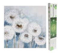 DCIDBEI Cuadro Diamantes Diente de Leon Cuadrado 40x40 cm Pintura con Diamantes Diente de Leon Cuadro de Diamantes Flor Square Diamond Painting Flores Pintura por Números Mosaico kit de Punto de Cruz
